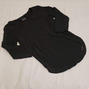 Eddie Bauer Longsleeve Active Shirt Peekaboo Back Grey Women's Extra Small XS